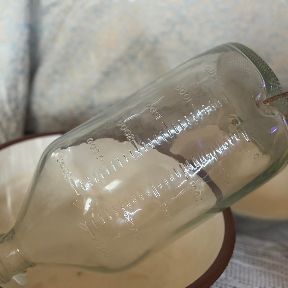 Vintage medical IV Bottle 15"
